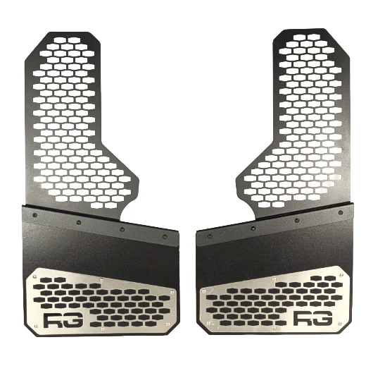 Brushed on Black - REK-mesh Universal Offset Mud Flaps - Image 8