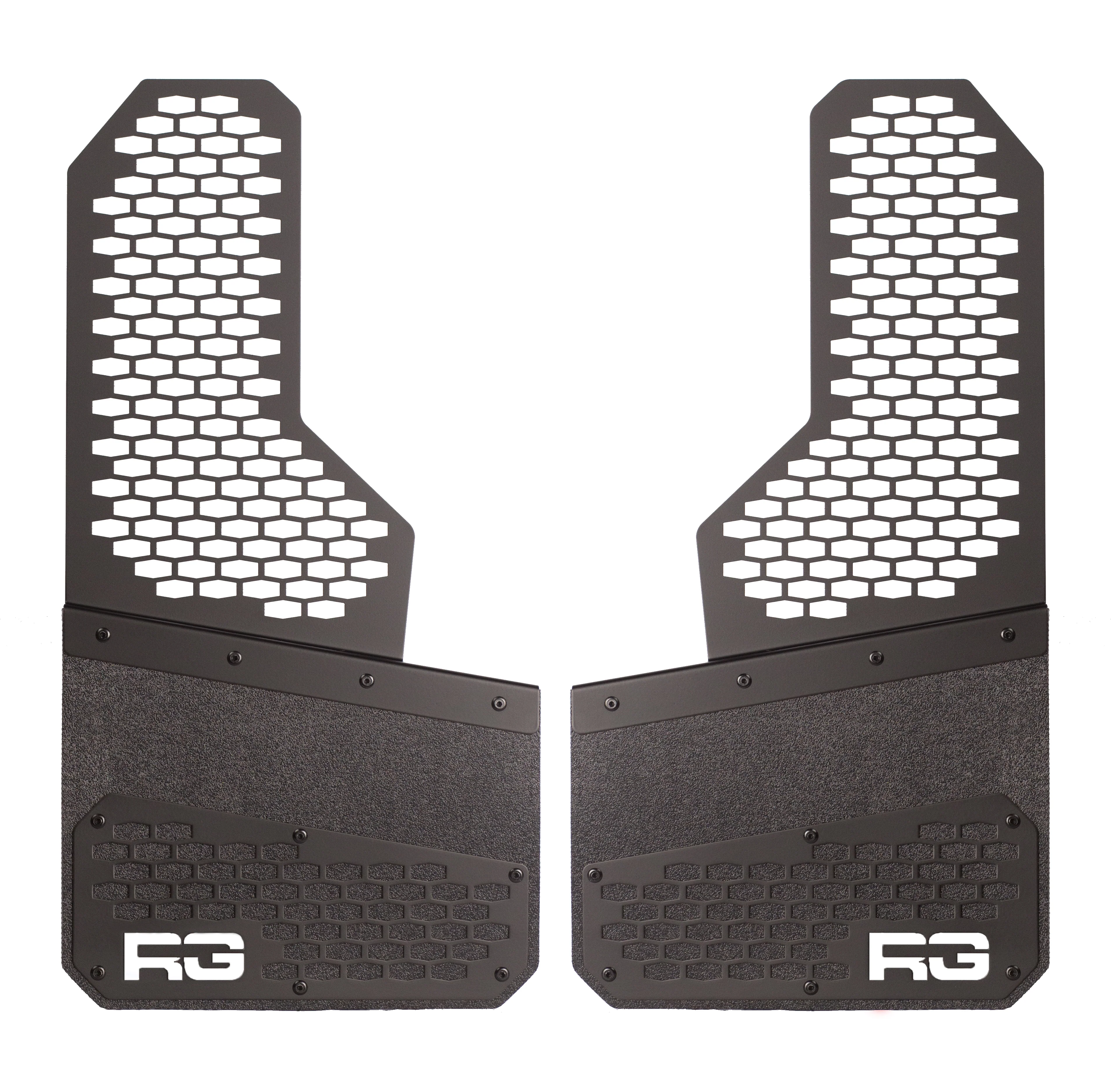 Black on Black - REK-mesh Universal Offset Mud Flaps - 1 set= 2 Flaps - Image 10