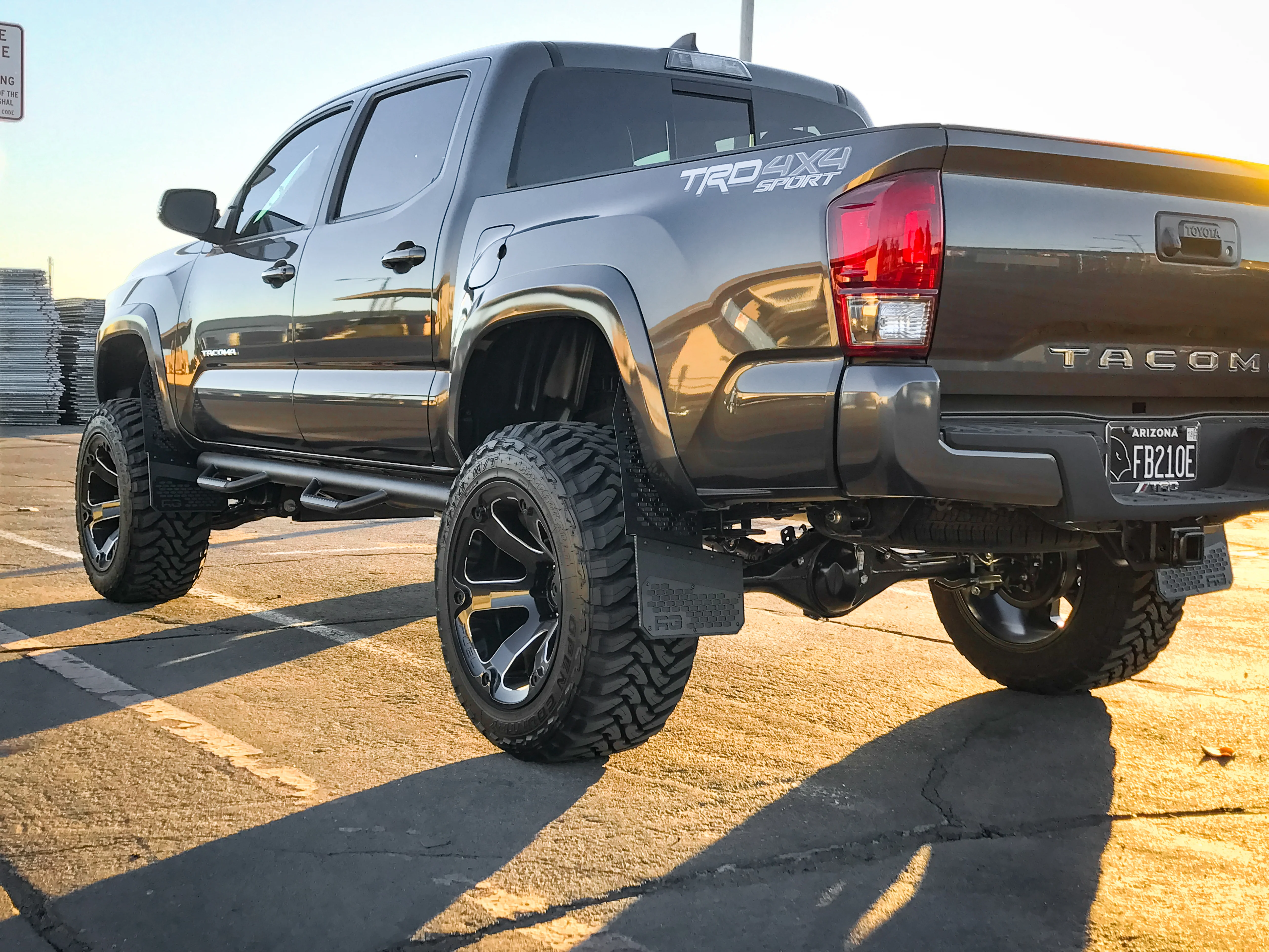 Black on Black - REK-mesh Universal Offset Mud Flaps - 1 set= 2 Flaps - Image 12